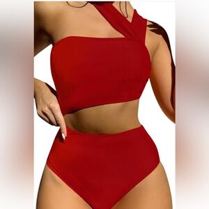 Lilosy Open Back Cutout One Piece Swimsuit Cheeky String Tie Side Bathing Suit
